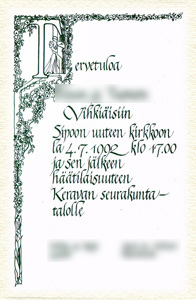 Hääkutsumalli